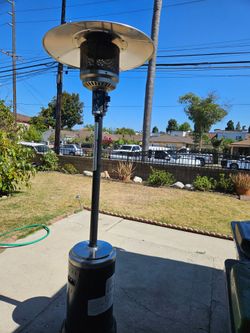Ultimate Patio 46,000 BTU Propane Portable Patio Heater - Onyx Stainless Steel - SC63009