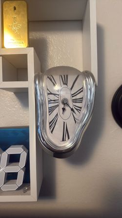 Decorative Dali Watch Melting Clock - Surrealistic Table Shelf Desk Fashion Melted Clock