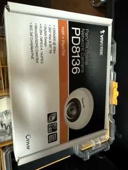Vivotek pd8136 pan tilt dome security camera