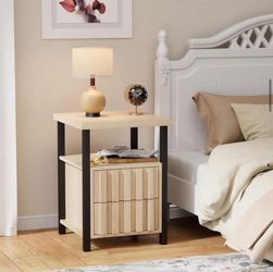 wooden Bedside table
