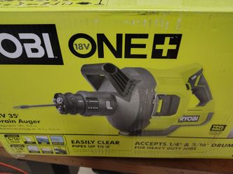 Ryobi drain auger 18v tool only