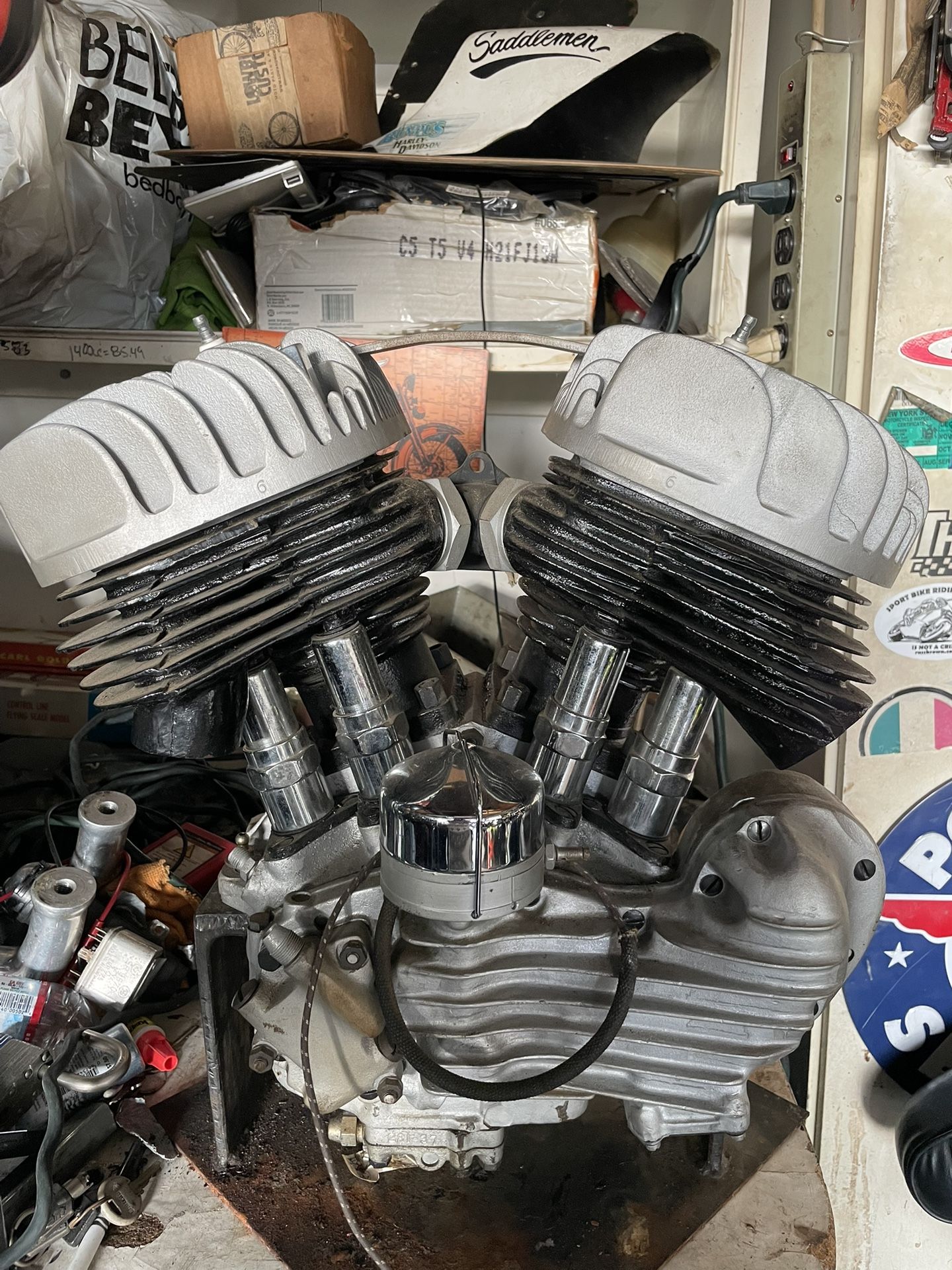Harley Davidson Flathead Chopper Knucklehead Panhead Shovelhead