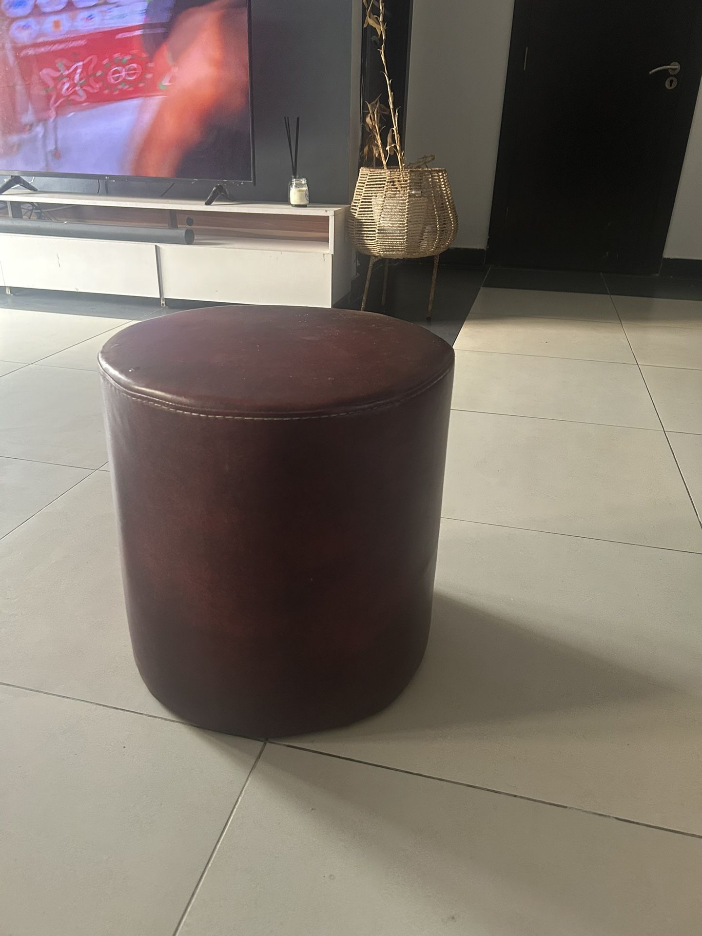 Brown Small Stool