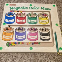 NEAR NEW Lakeshore Learning Magnetic Color Maze