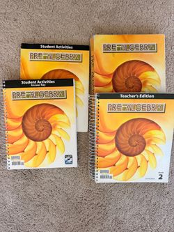 BJU Pre Algebra set