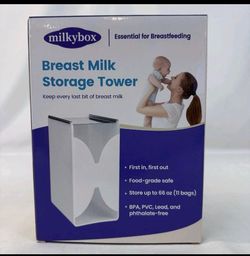 milkybox Breast Milk Storage Tower FIFO Reusable BPA Free