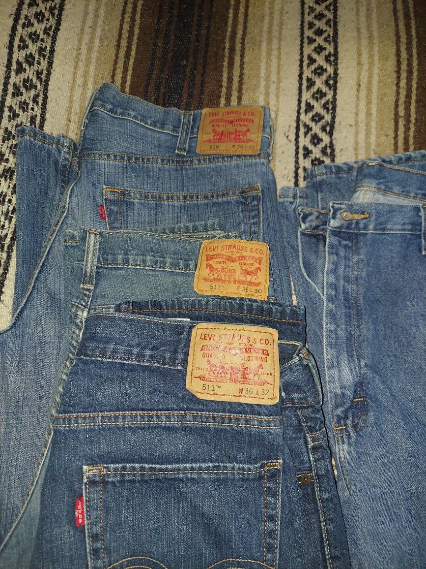 Levis, 511's,&529's,rustler 40x30.jeans,