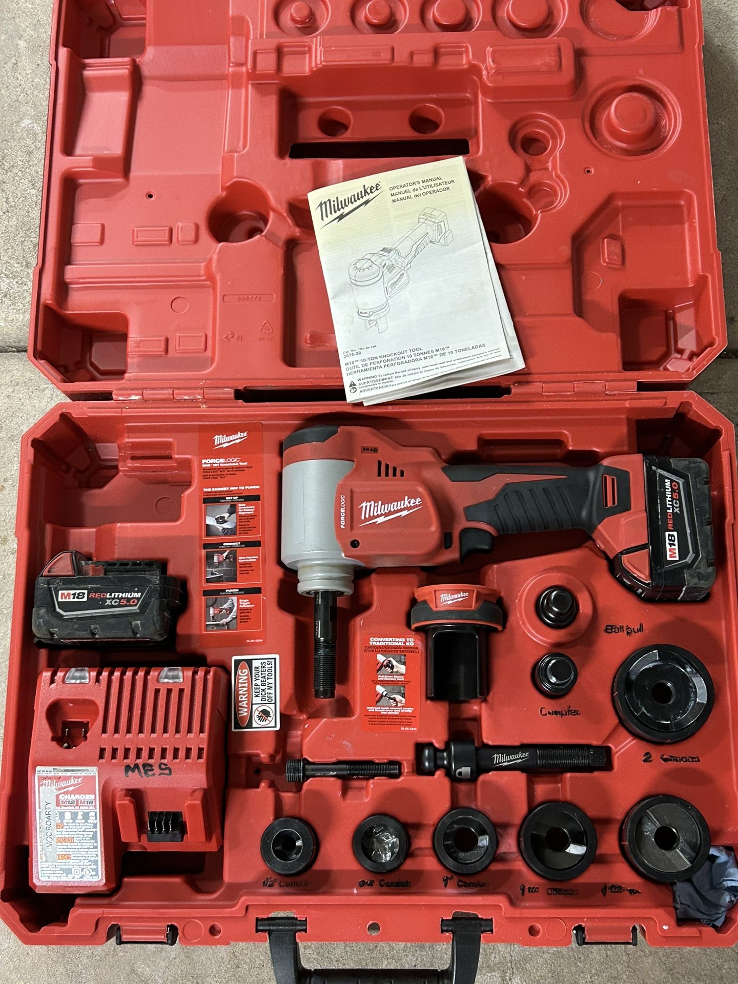 Mileaukee 10 Ton Knock Out Kit