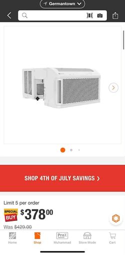 GE Profile WindowSill stable AC unit with Remote.