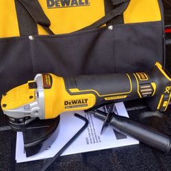 Brand New DeWalt XR POWER DETECT 4.5-in 20-volt Max Paddle Switch Brushless Cordless Angle Grinder (Tool Only)