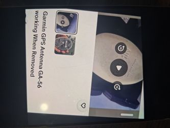 Garmin GPS antenna GA-56 working when removed
