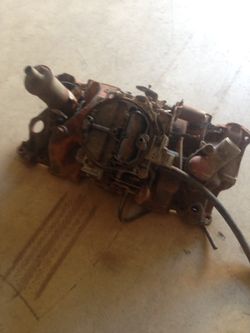 Small block four barrel Chevy intake