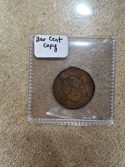 1785 Bar Cent Copy – Historical Novelty / Pocket Piece