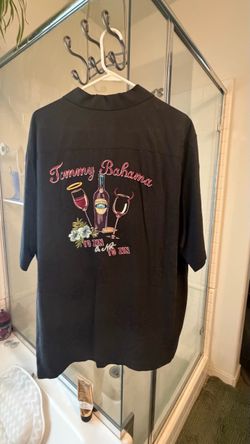 Tommy Bahama wine shirt