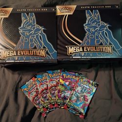 Mega Evolution Elite Trainer Boxes And Booster Packs