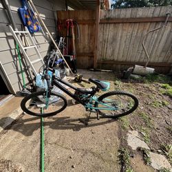 Blue Mountain Bike  L Will Take 80 Or 70 