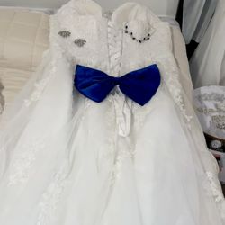 Wedding Dress Size 24-28 -Corset Back
