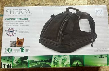 Sherpa Travel Comfort Ride Dog Carrier, Black, Medium