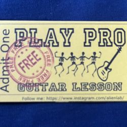 Free Ticket For A Free Lesson Come and Get It 