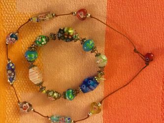 Artistic Jewelry / necklace with bracelet