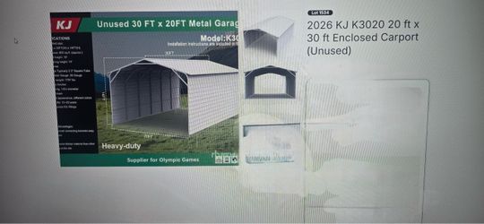 Metal garage