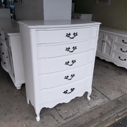 Stunning Refurbished White Dresser
