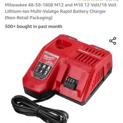 Authentic Milwaukee M12 & M18 Dual Battery Charger 