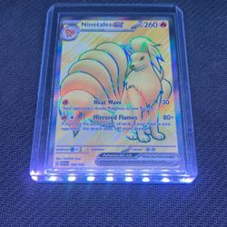 Ninetales ex 186/165 Full Art Pokémon Card – Great Condition