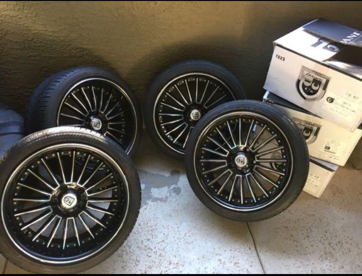 18" Lexani wheels with Bridgestone tires
