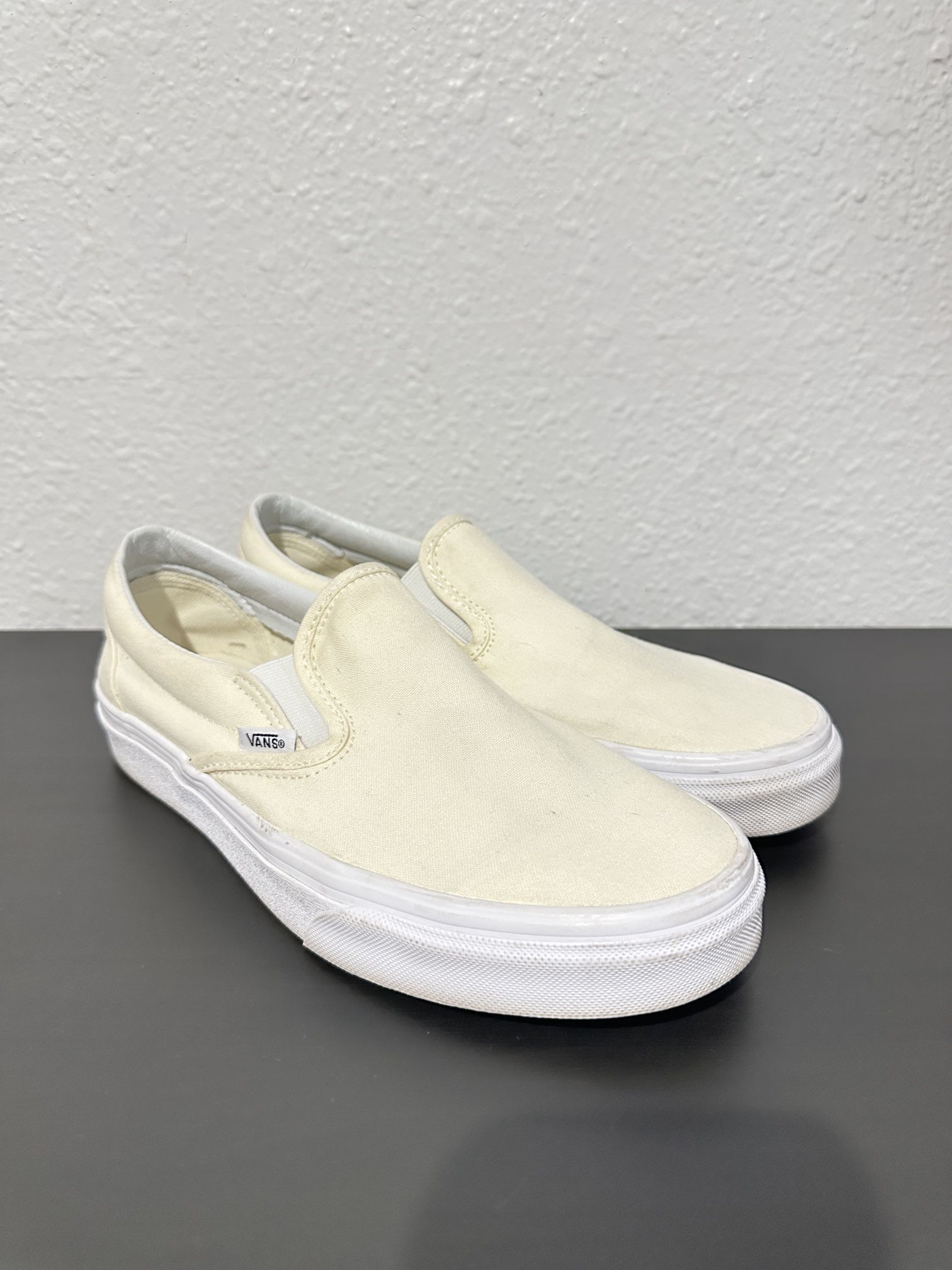Cream Vans Women’s Size 10