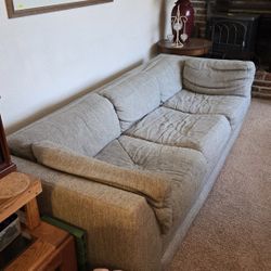 Gray 3-Person Sofa, non-smoking house