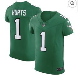 Jalen Hurts Philadelphia Eagles Nike 2nd Alternate Vapor F.U.S.E. Elite Jersey - Kelly Green