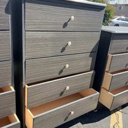 New Gray 5 Drawers