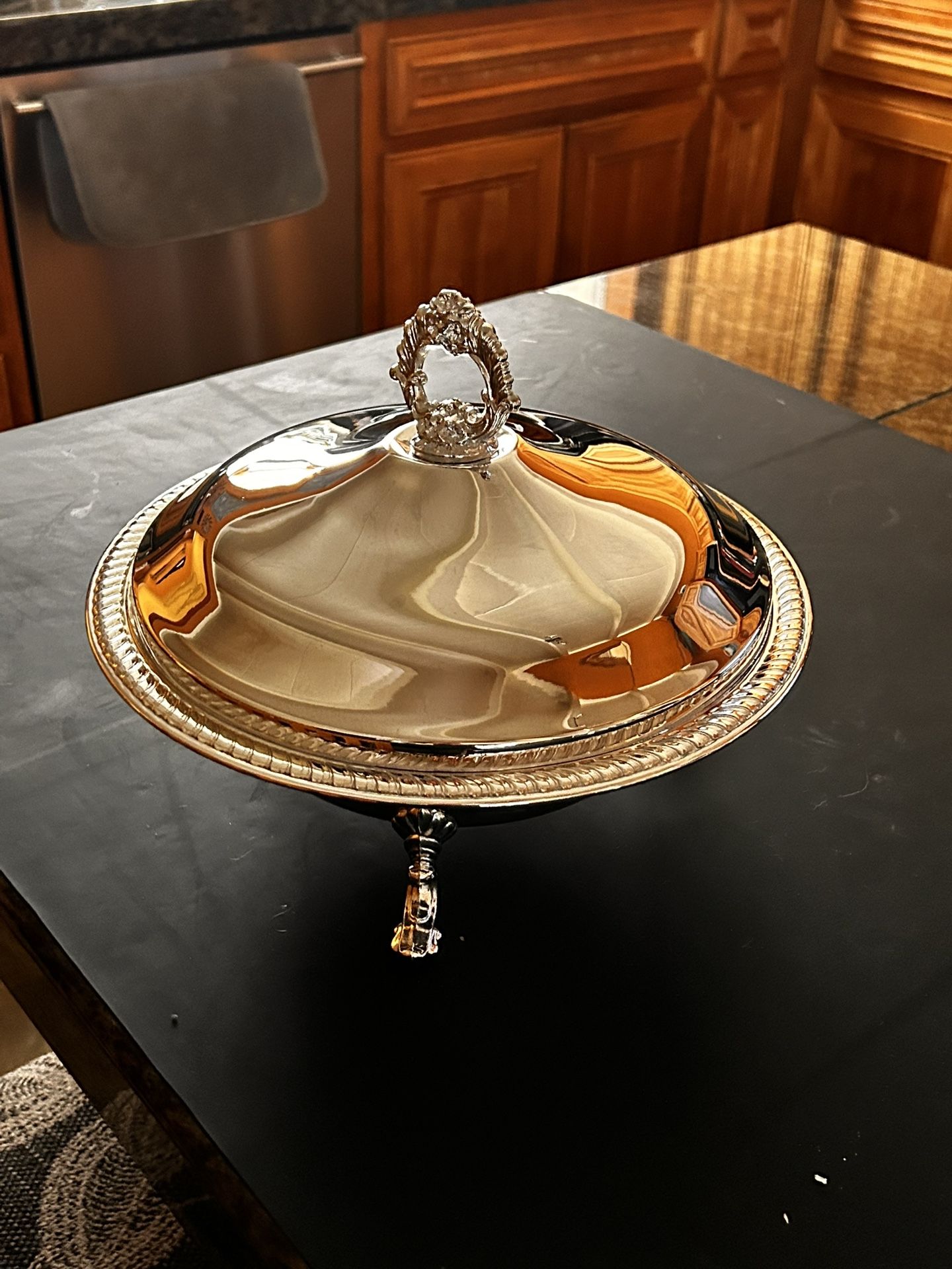 F.B. Rogers Silverplated Serving Dish W/lid
