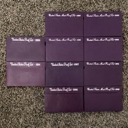 80s and 90s US Proof Sets