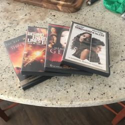 DVD’S Mostly Suspense , Action