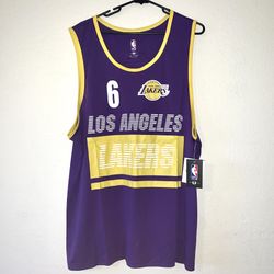 NBA Los Angels Lakers Lebron Jersey (XXL) 