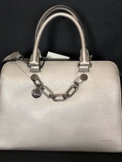 NWT 💥 Breath-Taking ⚡️Calvin Klein Grey Handbag