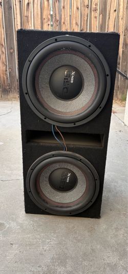 Dual 10" Loaded Subwoofer Ported Enclosure With GEN-X104D 800 Watts RMS