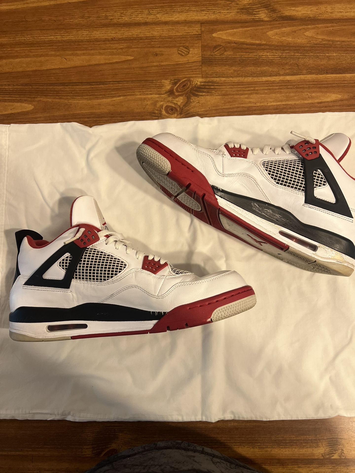 Size 14 - Jordan 4 Retro Fire Red 2012