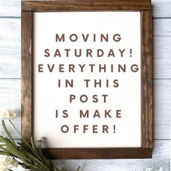 EVERYTHING in this post is MAKE OFFER! Moving 7/25 NEED GONE! Check my profile for more items!