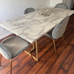 Dining Table With 4 Chairs