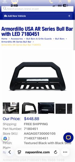 Obs Chevy off road bull guard bumper and steps