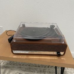 Record Player With Bluetooth Speaker