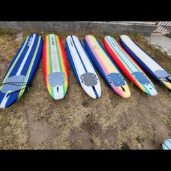 Surfboards,wetsuits And Leashes $15 To $150