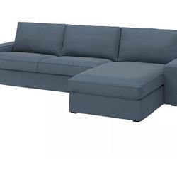 IKEA KIVIK – Modular Sofa Set Includes 2 Chaise Lounges + Loveseat + Storage Ottoman