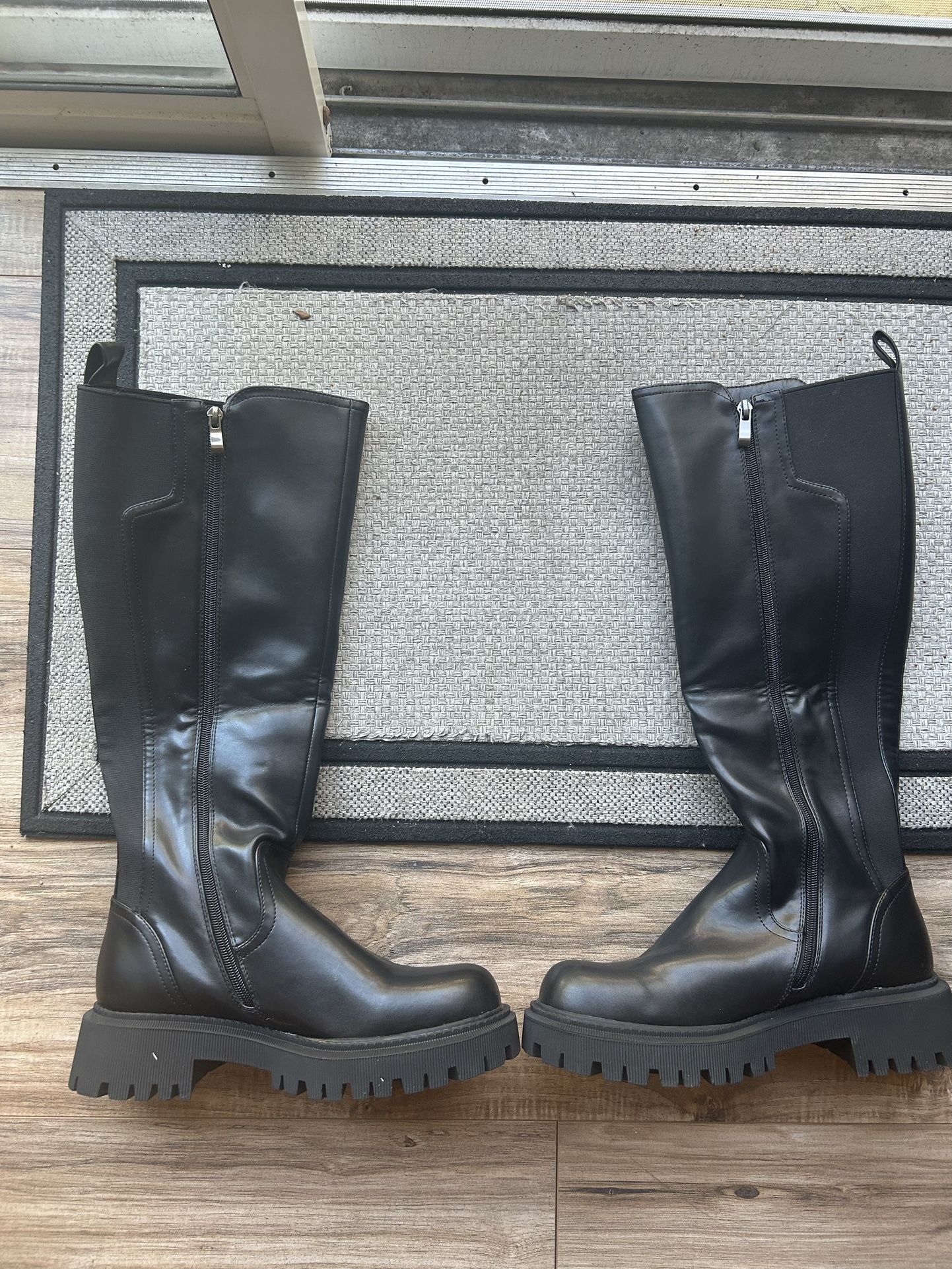 New Teaieui Knee High Boots For Women Size 8
