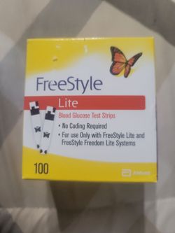 Freestyle Lite Test Strips/Brand new