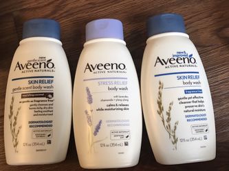 3 Aveeno body wash