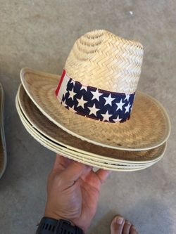 USA straw hat - patriotic 🇺🇸